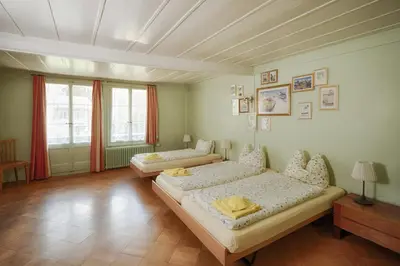 Ein Sitzbereich in der Unterkunft CityChalet historic
