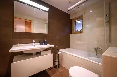 Ein Badezimmer in der Unterkunft Bisi