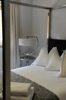 Ein Bett oder Betten in einem Zimmer der Unterkunft Luxury Grimentz Apartment