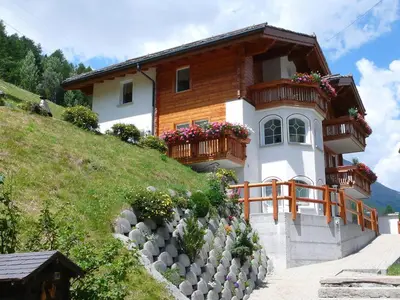 Das Gebäude in dem sich das Chalet befindet