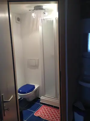 Ein Badezimmer in der Unterkunft Hotel Restaurant Emshorn