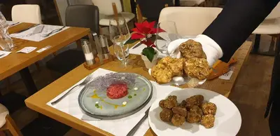 Essen im Hotel oder in der Nähe