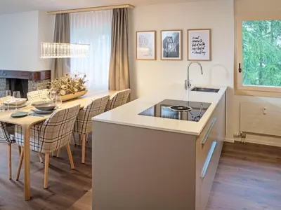 Küche/Küchenzeile in der Unterkunft Apartment Monazit by Interhome