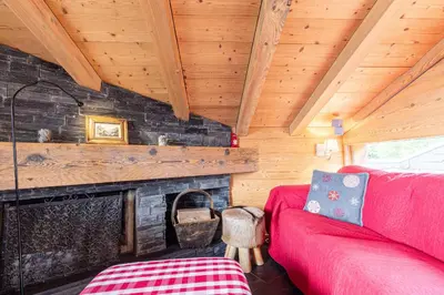 Ein Sitzbereich in der Unterkunft Diableret 051 SUBLIME & MOUNTAIN apartment 6 pers by Alpvision Résidences