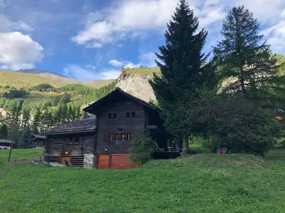 Naturlandschaft in der Nähe des Chalets