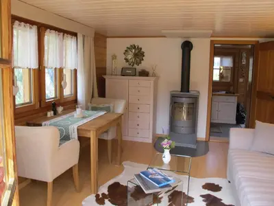 Ein Sitzbereich in der Unterkunft Matterhorn Ried Suite