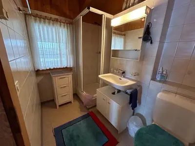 Ein Badezimmer in der Unterkunft Châlet Bergaster