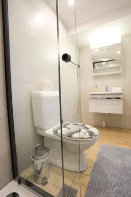 Ein Badezimmer in der Unterkunft Brand New, 5min to Ski PARADISE !