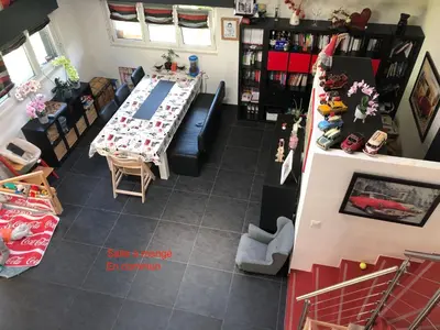 Küche/Küchenzeile in der Unterkunft Logement chez l'habitant étage indépendant