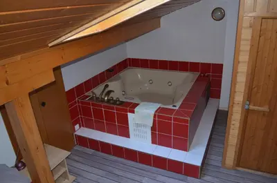 Ein Bett oder Betten in einem Zimmer der Unterkunft Logement chez l'habitant étage indépendant