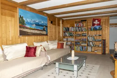Die Bibliothek in der Ferienwohnung