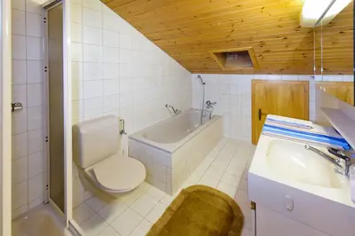 Ein Badezimmer in der Unterkunft Schmiedstube 420
