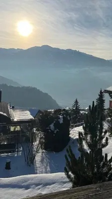Naturlandschaft in der Nähe des Chalets