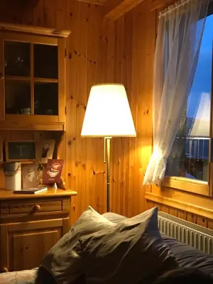 Ein Bett oder Betten in einem Zimmer der Unterkunft Chalet Siesta