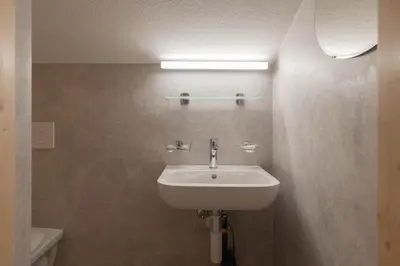 Ein Badezimmer in der Unterkunft Lehmann's Herberge Hostel