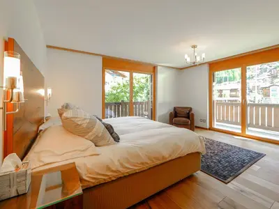 Ein Bett oder Betten in einem Zimmer der Unterkunft Apartment Whymper by Interhome