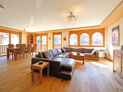 Ein Sitzbereich in der Unterkunft Apartment Whymper by Interhome