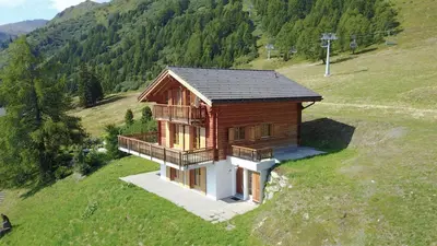 Naturlandschaft in der Nähe des Chalets