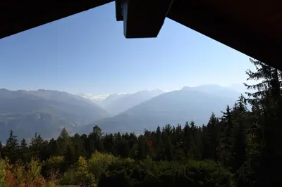 Naturlandschaft in der Nähe des Chalets