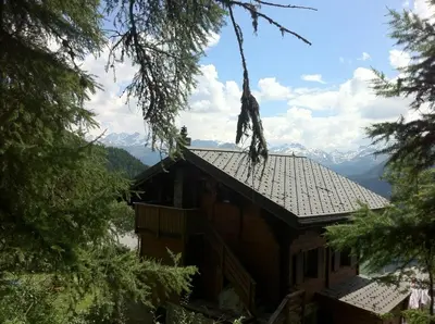 Naturlandschaft in der Nähe des Chalets