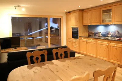 Küche/Küchenzeile in der Unterkunft Chalet Mila