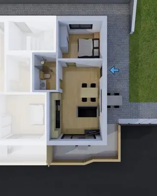Grundriss der Unterkunft Chalet Mila