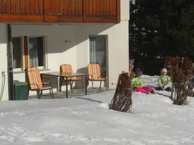 Haus Le Mirage im Winter