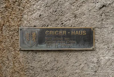 Grundriss der Unterkunft Cricerhaus