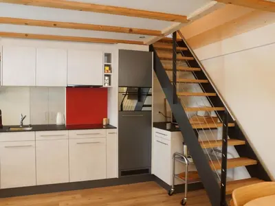 Küche/Küchenzeile in der Unterkunft Apartment Lischenhaus 2 - Wohnung Flösch by Interhome