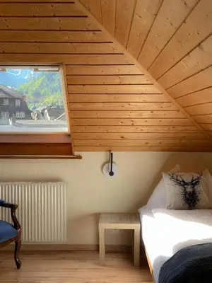 Ein Bett oder Betten in einem Zimmer der Unterkunft Hotel Harder Minerva