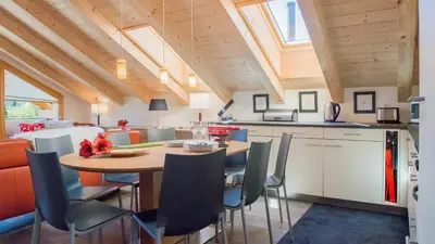 Küche/Küchenzeile in der Unterkunft Chalet Luna