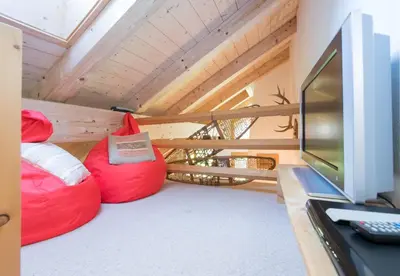 TV/Unterhaltungsangebot in der Unterkunft Chalet Luna