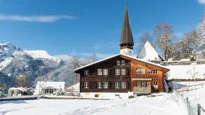 Chalet Arven im Winter