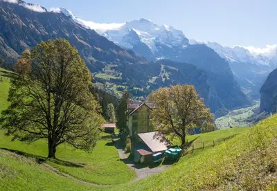 Naturlandschaft in der Nähe der Ferienwohnung