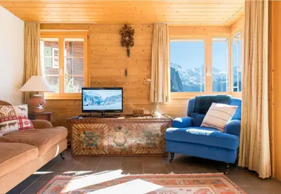 TV/Unterhaltungsangebot in der Unterkunft Chalet Sterndolde