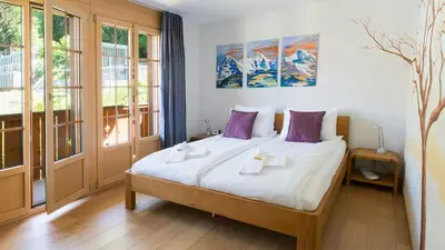 Ein Bett oder Betten in einem Zimmer der Unterkunft Les Residences Waldbort