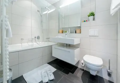 Ein Badezimmer in der Unterkunft Panoramapark Soleil Chalet B