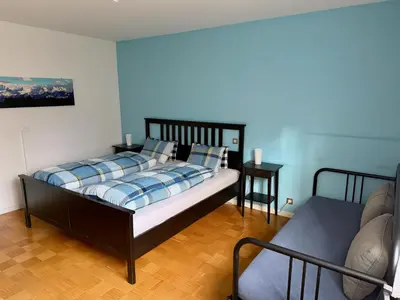 Ein Bett oder Betten in einem Zimmer der Unterkunft alscher's holiday home