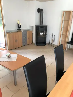Ein Sitzbereich in der Unterkunft Apartment Laura