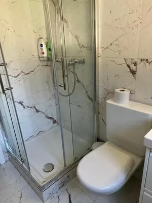 Ein Badezimmer in der Unterkunft Apartment Laura