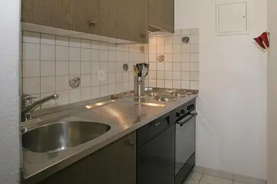 Küche/Küchenzeile in der Unterkunft Baron / Baronesse Apartments