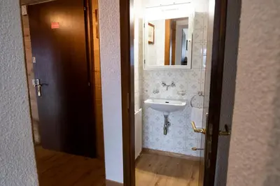 Ein Badezimmer in der Unterkunft Appartement de montagne, idéalement situé