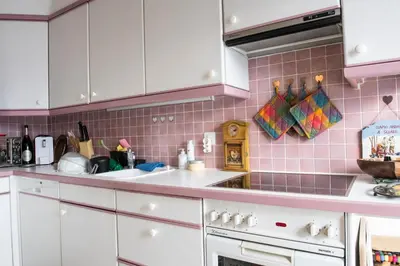 Küche/Küchenzeile in der Unterkunft Appartement de montagne, idéalement situé