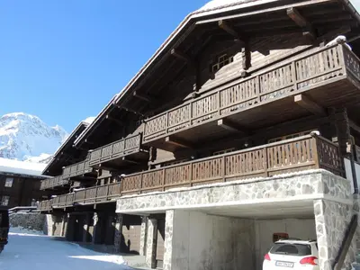Ein allgemeiner Bergblick oder ein Berglick von der Ferienwohnung aus