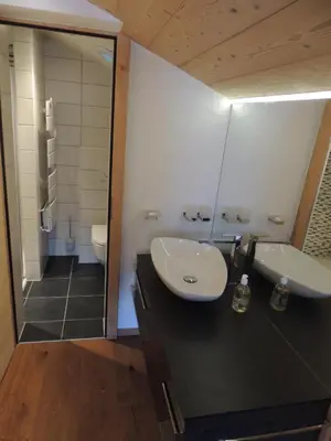 Ein Badezimmer in der Unterkunft Pradamont 09