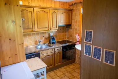 Küche/Küchenzeile in der Unterkunft Chalet Orion