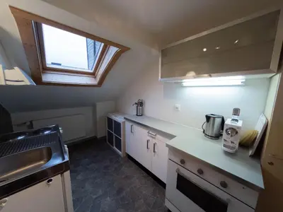 Küche/Küchenzeile in der Unterkunft Ferienwohnung Meiringen 