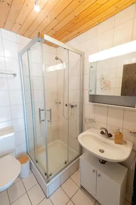 Ein Badezimmer in der Unterkunft Panorama at Haus Waldheim! Nr 12