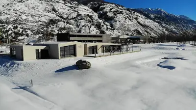 Links Leuk Golfresort im Winter