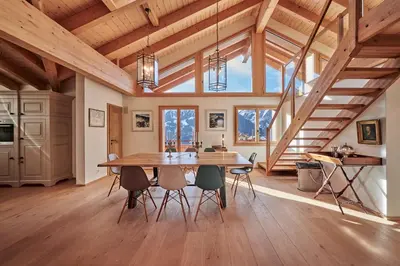 Grundriss der Unterkunft Chalet Bärgsunna Penthouse